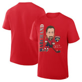 Brad Marchand Florida Panthers Fanatics Caricature Player T-Shirt - Red - NHL