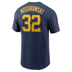 Jacob Misiorowski Milwaukee Brewers Nike Fuse Name & Number T-Shirt - MLB