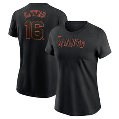 Rafael Devers San Francisco Giants Nike Women's Name & Number T-Shirt - MLB