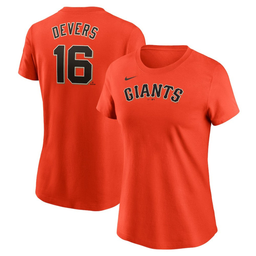 Rafael Devers San Francisco Giants Nike Women's Name & Number T-Shirt - MLB