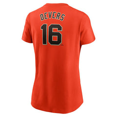 Rafael Devers San Francisco Giants Nike Women's Name & Number T-Shirt - MLB