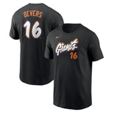 Rafael Devers San Francisco Giants Nike 2025 City Connect Fuse Name & Number T-Shirt - MLB