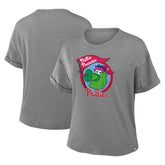 Philadelphia Phillies Fanatics Women's Tribute IYKYK Tri-Blend Boxy T-Shirt - MLB