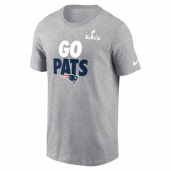 New England Patriots Super Bowl LX Fast As Fast Gets T-Shirt Heather Gray | Nike for Sale