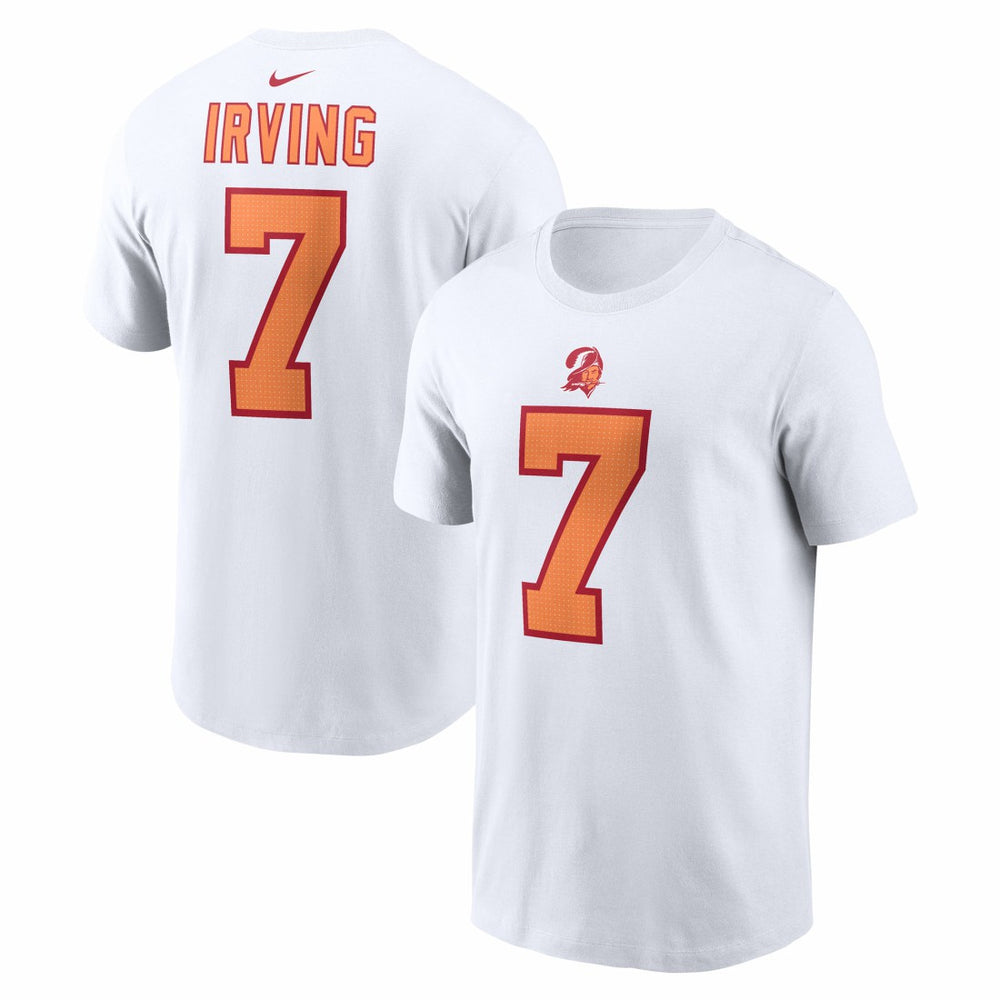 Bucky Irving '76 Tampa Bay Buccaneers 50th Season Alternate Name & Number T-Shirt White | Nike for Sale