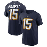 Ladd McConkey Los Angeles Chargers Alternate Super Chargers Name & Number T-Shirt Navy | Nike for Sale