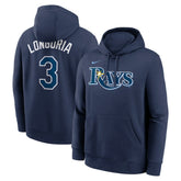 Evan Longoria Tampa Bay Rays Nike Player Name & Number Club Pullover Hoodie - MLB