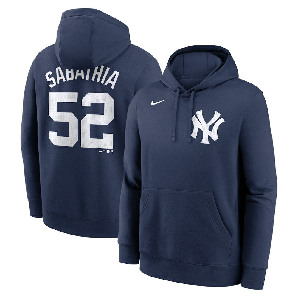 CC Sabathia New York Yankees Nike Retired Player Name & Number Club Pullover Hoodie - MLB