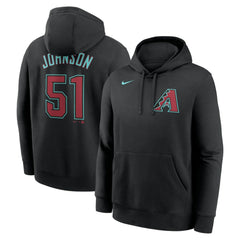 Randy Johnson Arizona Diamondbacks Nike Player Name & Number Club Pullover Hoodie - MLB