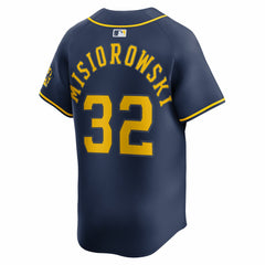 Jacob Misiorowski Milwaukee Brewers Nike Alternate Limited Jersey - MLB