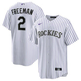 Tyler Freeman Colorado Rockies Nike Home Replica Jersey - MLB
