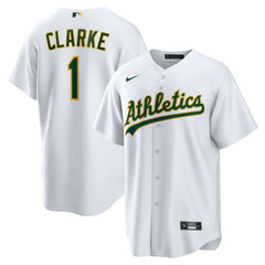 Denzel Clarke Athletics Nike Home Replica Jersey - MLB