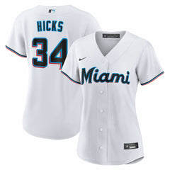Liam Hicks Miami Marlins Nike Women's Home Replica Jersey - MLB