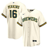 Blake Perkins Milwaukee Brewers Nike Home Replica Jersey - MLB