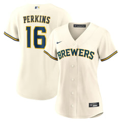 Blake Perkins Milwaukee Brewers Nike Women's Home Replica Jersey - MLB