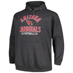 Arizona Cardinals Big & Tall Pullover Hoodie Heather Charcoal | Fanatics