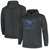 Tennessee Titans Big & Tall Pullover Hoodie Heather Charcoal | Fanatics