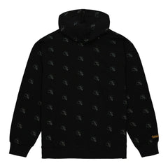 Minnesota Vikings Allover Print Fleece Pullover Hoodie Black | Mitchell & Ness