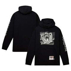 Las Vegas Raiders Gridiron Classics Big Face 7.0 Pullover Hoodie Black | Mitchell & Ness