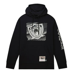 Las Vegas Raiders Gridiron Classics Big Face 7.0 Pullover Hoodie Black | Mitchell & Ness
