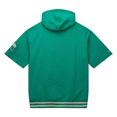 Philadelphia Eagles Pre-Game Short Sleeve Pullover Hoodie Kelly Green | Mitchell & Ness