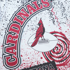 Arizona Cardinals Team Burst Sublimated T-Shirt White | Mitchell & Ness