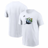Tampa Bay Rays Nike Cooperstown Collection Logo T-Shirt - MLB