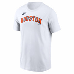Houston Astros Nike Cooperstown Collection Wordmark T-Shirt - MLB