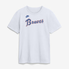 Atlanta Braves Nike Cooperstown Collection Wordmark T-Shirt - MLB