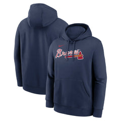 Atlanta Braves Nike Dri-Fit Club Hoodie - MLB