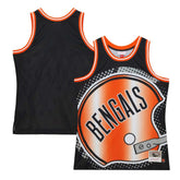 Cincinnati Bengals Big Face 7.0 Fashion Tank Top Black | Mitchell & Ness