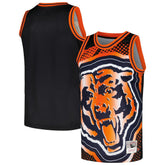 Chicago Bears Big Face 7.0 Fashion Tank Top Black | Mitchell & Ness