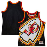 Kansas City Chiefs Big Face 7.0 Fashion Tank Top Black | Mitchell & Ness