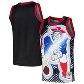 New England Patriots Big Face 7.0 Fashion Tank Top Black | Mitchell & Ness