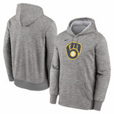 Milwaukee Brewers Nike Primary Logo Therma Hoodie - MLB