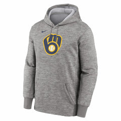 Milwaukee Brewers Nike Primary Logo Therma Hoodie - MLB