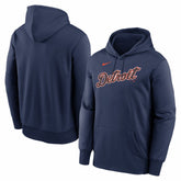 Detroit Tigers Nike Primary Wordmark Therma Hoodie - MLB