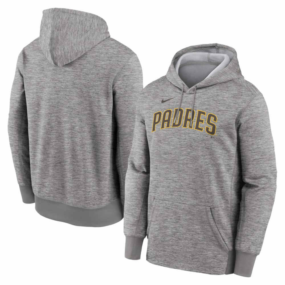 San Diego Padres Nike Primary Wordmark Therma Hoodie - MLB