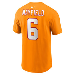 Baker Mayfield Tampa Bay Buccaneers Player Name & Number T-Shirt Orange | Nike for Sale