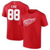Patrick Kane Detroit Red Wings Fanatics Authentic Stack Name & Number T-Shirt - Red - NHL
