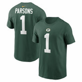 Micah Parsons Green Bay Packers Name & Number T-Shirt Green | Nike for Sale