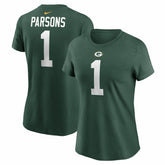 Micah Parsons Green Bay Packers Women's Name & Number T-Shirt Green | Nike for Sale
