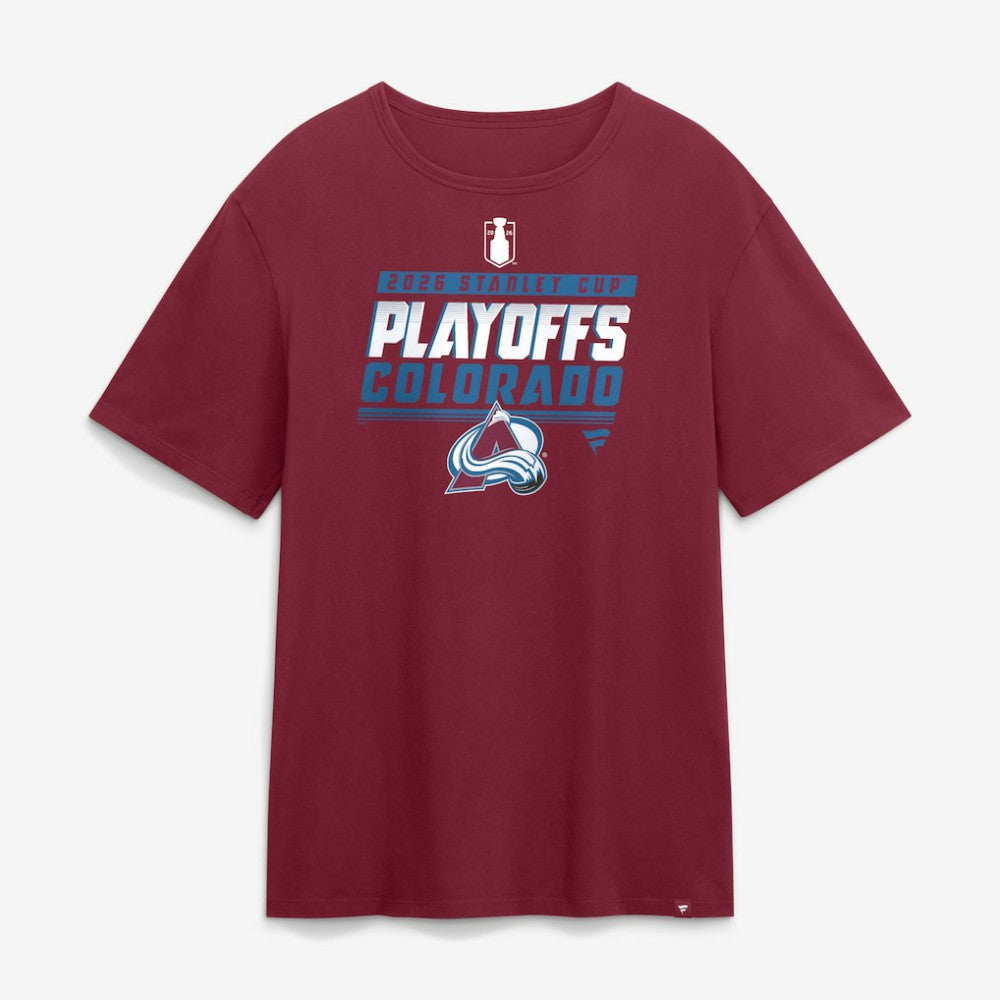 Colorado Avalanche Fanatics 2026 Stanley Cup Playoffs T-Shirt - Garnet - NHL