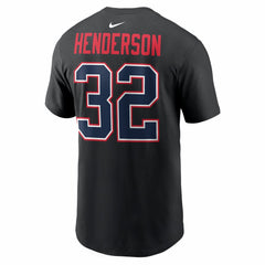 TreVeyon Henderson New England Patriots Carbon Name & Number T-Shirt Black | Nike for Sale