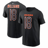 Caleb Williams Chicago Bears Carbon Name & Number T-Shirt Black | Nike for Sale
