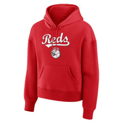 Cincinnati Reds Fanatics Women's Lockup Legacy Fleece Hoodie - MLB