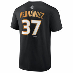 Teoscar Hernández Los Angeles Dodgers Fanatics 2025 World Series Champions Name & Number T-Shirt - MLB