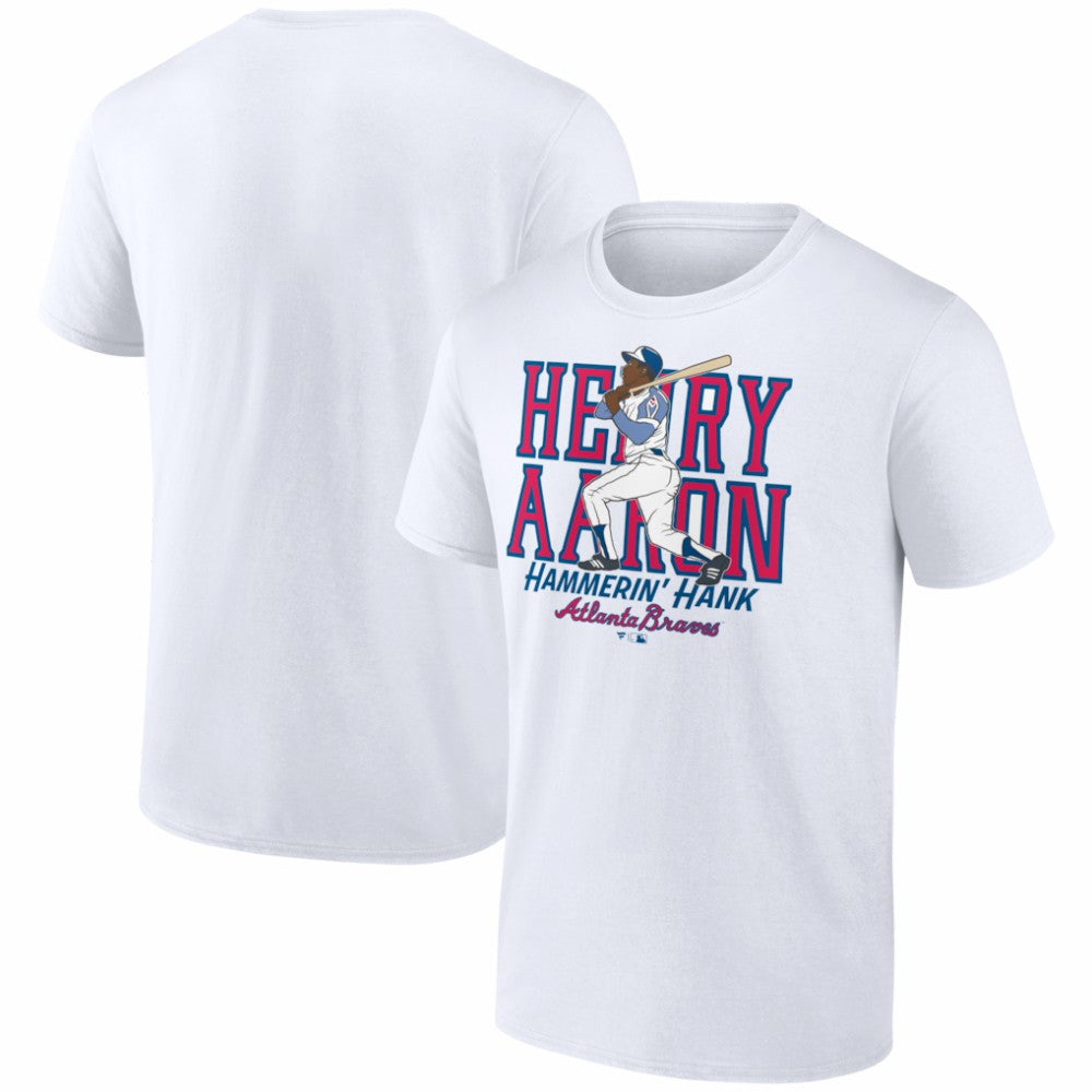 Hank Aaron Atlanta Braves Fanatics Cooperstown Collection Player T-Shirt - MLB
