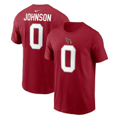 Will Johnson Arizona Cardinals Player Name & Number T-Shirt Cardinal | Nike for Sale