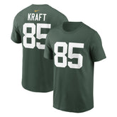 Tucker Kraft Green Bay Packers Player Name & Number T-Shirt Green | Nike for Sale